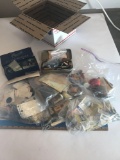 Box Full of Vintage Sewing Supplies