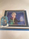 Disney Elsa Frozen Lithograph Picture Frame 2 Units