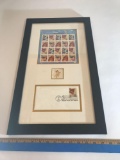 Disney Bambi 20 Block Stamp Pin Letter Framed Set