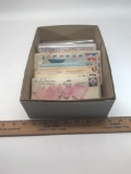 Box Of Letters With Stamps 1950s-1990s