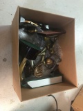 Box Full of Sports Trophies