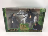 ToyBiz 2001 The Lord of the Rings Movie Series Horse and Rider Set - Arwen and Wounded Frodo