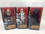 Lot of 3 Star Wars Revenge of The Sith Figures 13in Tall