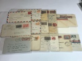 Collection of Letters and Stamps 1920s-1950s