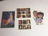 Foreign Stamp Blocks Bill Clinton Monica Lewinsky 4 Units