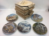 Edwin M. Knowles China Co. - Signs of Love Series - Lot of 5 Limited Edition Ceramic Plates