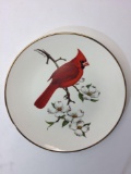 Avon Products Inc. Cardinal North American Songbird 10.5in Wide Ceramic Plate