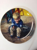 Limited Edition 8in Ceramic Plate - The Thinker by Donald Zolan