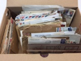 Collection of Stamps, Letters, Envelopes, etc
