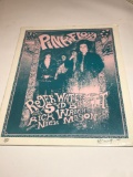 Poster Signed says Pink Floyd Numbered 224/500 No COA