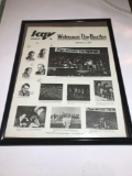 The Beatles 1964 Concert Poster Framed