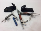 Multi-Tools and Flashlight with Belt Holters