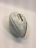 Signed Football w/ Unauthenticated Dallas Cowboys Signatures