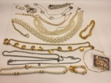 Lot of large costume jewelry