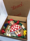 Limited Edition Lenci Doll in Box 23x23x5in w/ CoA