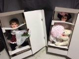 Set of 2 Dolls from the Fayzah Spanos Collection by Precious Heirloom Dolls, Inc