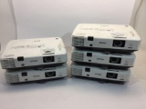 Lot of 5 Epson LCD Projectors - Model H471A - Each 15in Wide