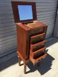 Jewelry Cabinet 42in Tall