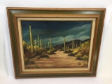 Framed Art 26x32in Signed M. Darby