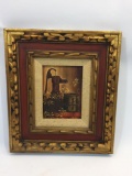 Framed Art 17x15in Signed M. Darby