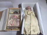 2 Porcelain Dolls In Original Boxes