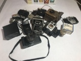 Box Full of Vintage Cameras