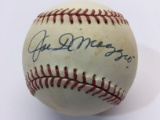 Signed Baseball says Joe DiMaggio No COA