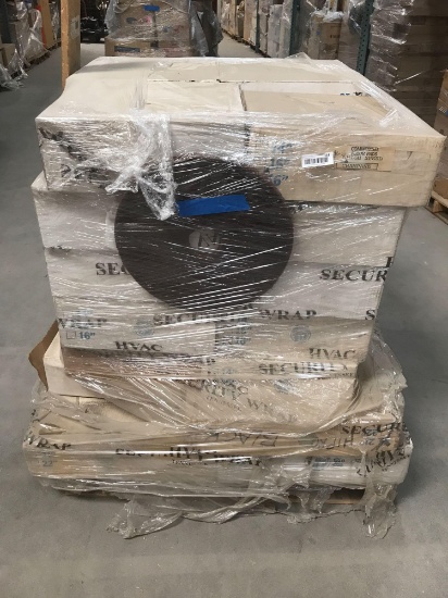 Pallet of Champane Commercial Floor Pads Buffer Location Southside