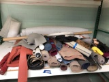 Shelf of Fabric and Miscellaneous Auto Upholstery