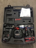 Craftsman 1/2in 19.2V Cordless Drill Driver Turns On with Light & Case