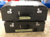 2 Vintage Car Trunks luggage