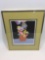 Framed Art 21x17in says Loch 1974 Flowers in Orange Pot 25/45