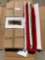 Red & Gold Stanchion Rope Barriers Kit