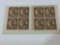1927 Harding 1 1/2 Cent US Stamp Sheet Blocks