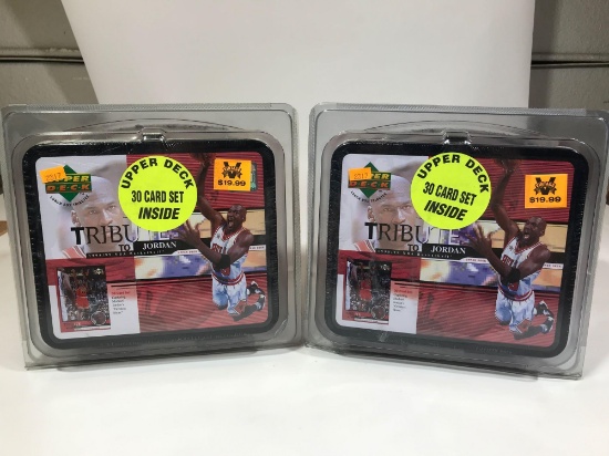 Upper Deck Tribute to Michael Jordan Lunch Box 2 Units