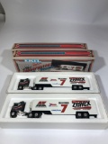 1994 Ertl Racing Transporters Toy In Box 2 Units