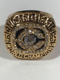 Ring says Chicago Bears 1985 Super Bowl