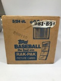 1989 Topps Baseball Rak Pak Sealed Factory Box