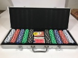 Poker Chip Set In Aluminum Carry Case
