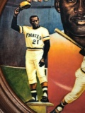 Roberto Clemente 1988 Collector Plate Framed