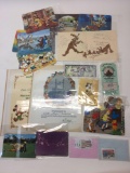 Vintage Disney Memorabilia, Postcards, Stamps, Photos, Coins, Ephemera, etc