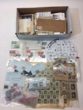 Collection of Stamps, Stamp Sheets, Letters, Postcards, Ephemera, etc