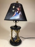 Wizard of Oz Hourglass of Destiny Lamp 22in Tall