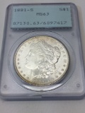 1881-S $1 US Silver Dollar Coin MS63