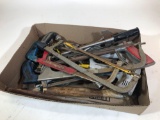 Lot of Saws, Hammers, Hand Tools