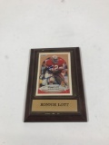 Ronnie Lott Card On Plaque