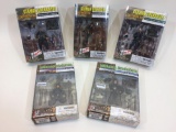 Dragon Models Collectible WWII Action Figures, lot of 5