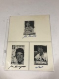 Baseball Photo Signed By Three Players