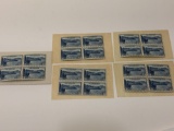 1935 Crater Lake 6 Cent US Stamp Sheet Blocks