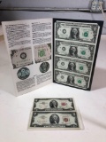 Bureau of Engraving & Printing Pamphlet and 2 $2 Bills